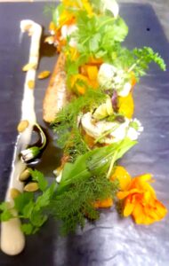 Pumpkin bruschetta